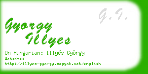 gyorgy illyes business card