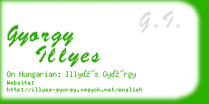 gyorgy illyes business card